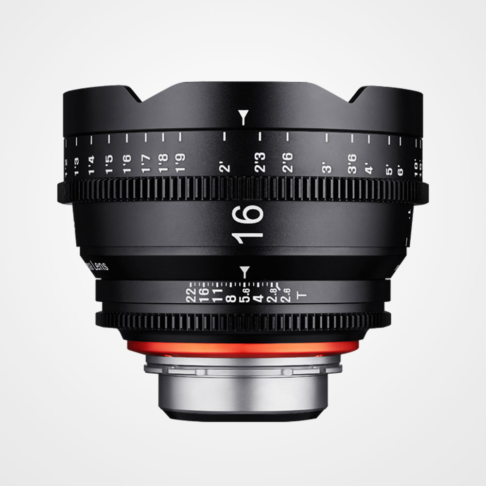 XEEN 16mm T2.6 PL lens