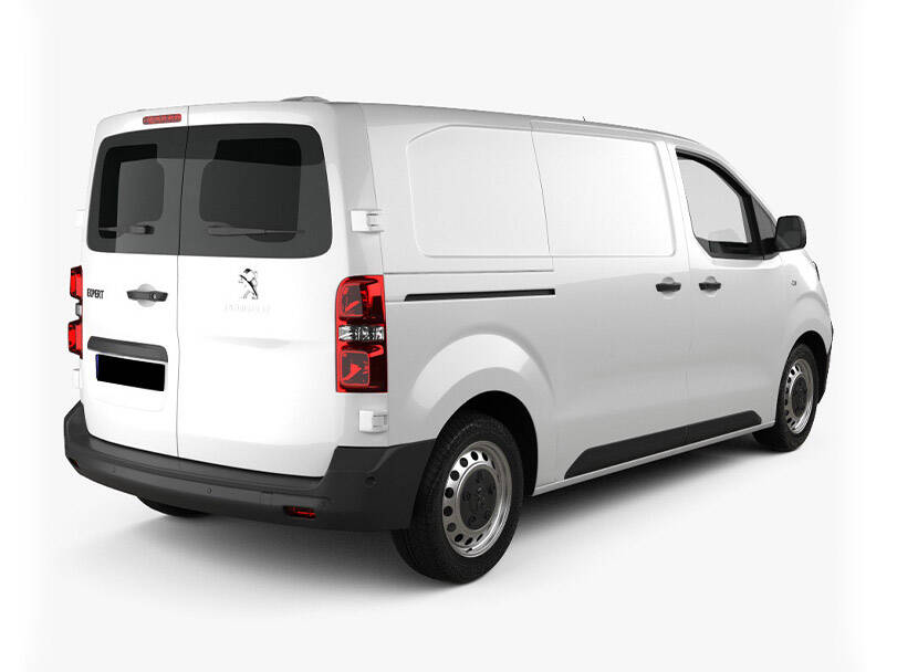 Peugeot Van_Back_Rear Right Side View