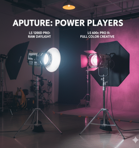 Aputure LS 600c Pro II vs Aputure 1200D